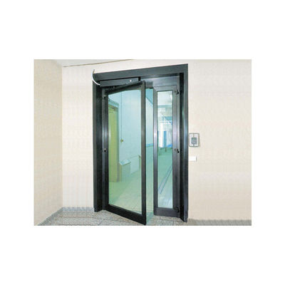 Puerta de vidrio templado de aleación de aluminio sólido en estilo de diseño moderno con apertura de casamento