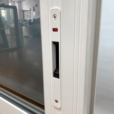 1.4mm espesor del perfil doble acristalado doble vidrio templado de aleación de aluminio ventana corredera