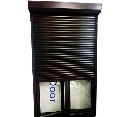 Puerta de persiana rodante de aleación de aluminio de hardware DOOYA para durabilidad y protección a prueba de viento
