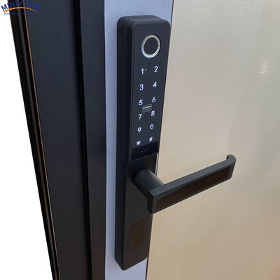 Puertas de revestimiento de aleación de aluminio de diseño moderno con malla de pantalla de fibra de vidrio resistente al agua