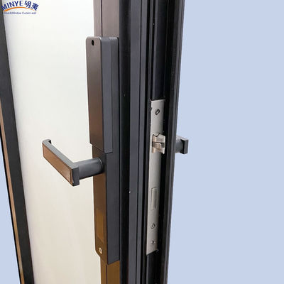 Puertas de revestimiento de aleación de aluminio de diseño moderno con malla de pantalla de fibra de vidrio resistente al agua