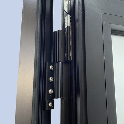 Puertas de revestimiento de aleación de aluminio de diseño moderno con malla de pantalla de fibra de vidrio resistente al agua
