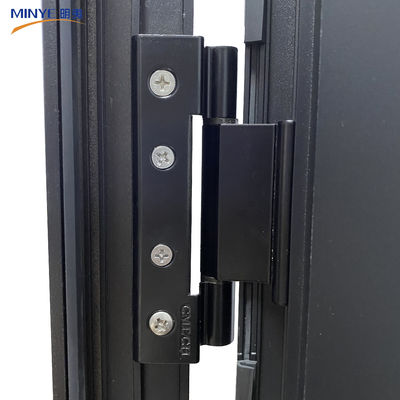 Puerta de revestimiento de apertura lateral Puerta única con placa de aluminio 5mm 9A 5mm de vidrio