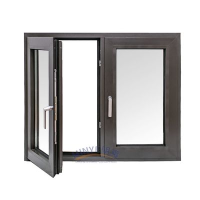 Ventana de vidrio de acristalamiento de impacto de huracán personalizada en estilo australiano para casa grande