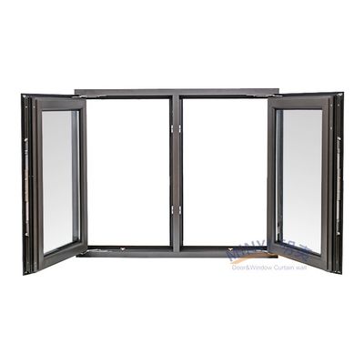 Ventana de vidrio de acristalamiento de impacto de huracán personalizada en estilo australiano para casa grande