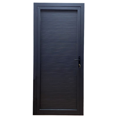 Estilo de diseño moderno Placa de aluminio gris de puerta única para puertas de casement