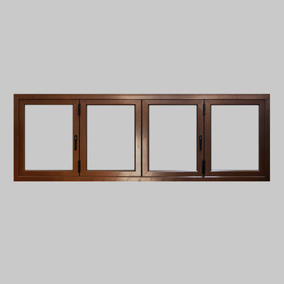 Acordeón de aluminio ventanas plegables verticales con revestimiento de energía y hardware chino superior