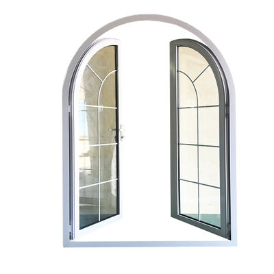 Alemania Hardware Aluminio Casement Ventanas y puertas para un buen aislamiento de China