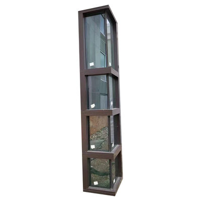 Ventana fija de estilo simple e insonorizada con marco a prueba de huracanes y vidrio templado