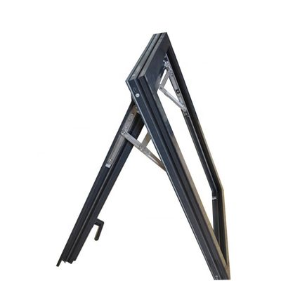 Ventana de alféizar de alambre de cadena de aluminio estándar estadounidense con sistema de sellado EPDM