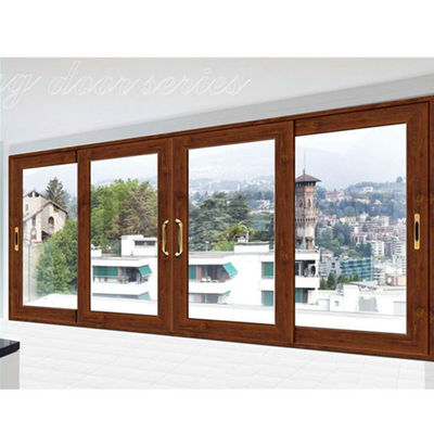 Profiles de aluminio impermeables y aislantes del sonido abiertos deslizantes 3 puertas para el armario