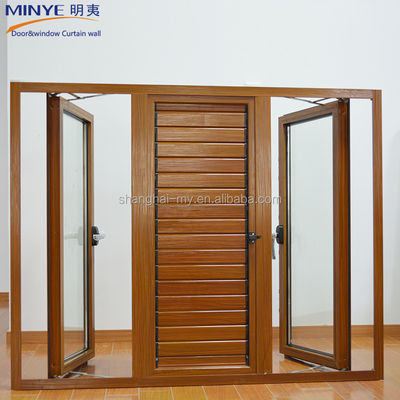Cortina de persiana ajustable de tamaño personalizado para ventana interior en acabado recubierto de polvo
