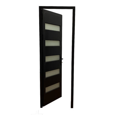 Puerta de aluminio de tamaño personalizado para aislamiento térmico en el baño