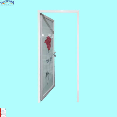 Puerta de aluminio de tamaño personalizado para aislamiento térmico en el baño