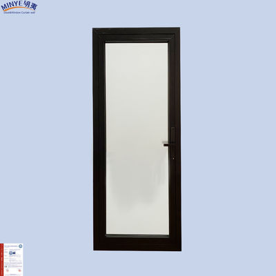 Puerta de aluminio de tamaño personalizado para aislamiento térmico en el baño