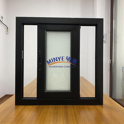Ventana corredera de impacto de huracán a prueba de sonido moderna con malla de pantalla de acero inoxidable
