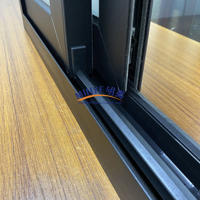 Ventana corredera de impacto de huracán a prueba de sonido moderna con malla de pantalla de acero inoxidable