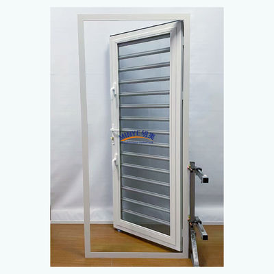Protección exterior contra tormentas Persianas de aluminio Material principal Aluminio para puerta de vidrio