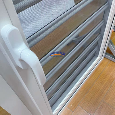 Protección exterior contra tormentas Persianas de aluminio Material principal Aluminio para puerta de vidrio
