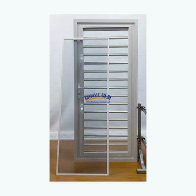 Protección exterior contra tormentas Persianas de aluminio Material principal Aluminio para puerta de vidrio