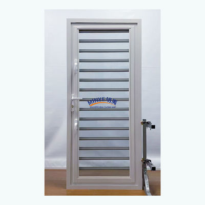 Protección exterior contra tormentas Persianas de aluminio Material principal Aluminio para puerta de vidrio