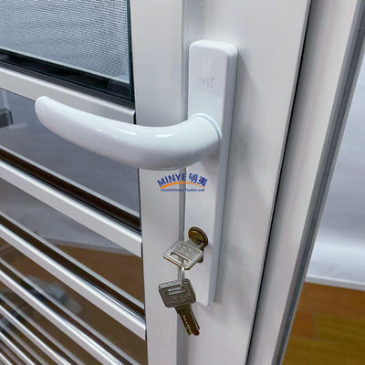Protección exterior contra tormentas Persianas de aluminio Material principal Aluminio para puerta de vidrio