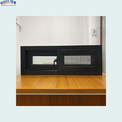 Modelo de apertura horizontal aislamiento térmico aluminio ventanas correderas con mosquiteros