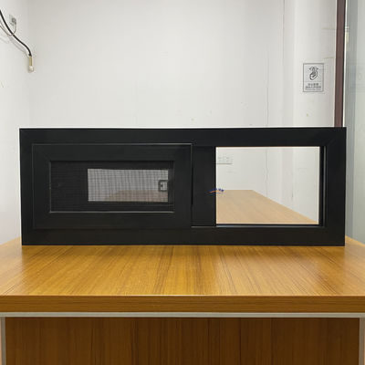 Modelo de apertura horizontal aislamiento térmico aluminio ventanas correderas con mosquiteros