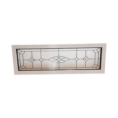 Moderno lujo tamaño personalizado vidrio doble templado revestimiento de energía ventanas fijas