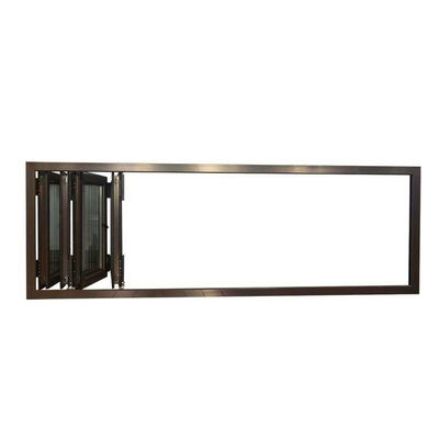 Alemania Ventanas de vidrio plegables deslizantes de aleación de aluminio para espacios grandes y ventilación