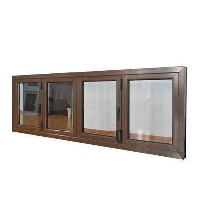 Alemania Ventanas de vidrio plegables deslizantes de aleación de aluminio para espacios grandes y ventilación