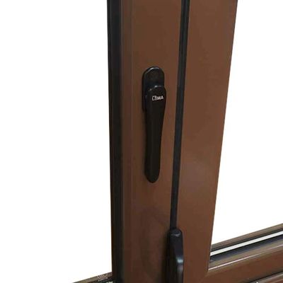 Alemania Ventanas de vidrio plegables deslizantes de aleación de aluminio para espacios grandes y ventilación