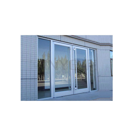 Función de seguridad Piso de acero inoxidable Diseño de puertas exteriores de resorte para puertas delanteras dobles