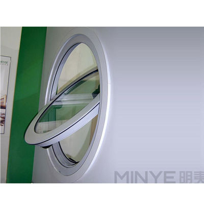 Ventana de luna de diseño postmoderno de aluminio de medio círculo con parrilla en el estándar AS/NZS2208