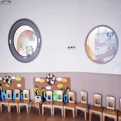 Ventana de luna de diseño postmoderno de aluminio de medio círculo con parrilla en el estándar AS/NZS2208