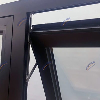 Material de marco de aluminio de aleación de casado de ventana Telón de ventana con buena estanqueidad al aire