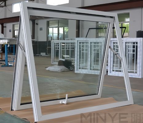 Moderno diseño de rompe térmico de aluminio Awning Ventanas para el revestimiento de materiales de construcción