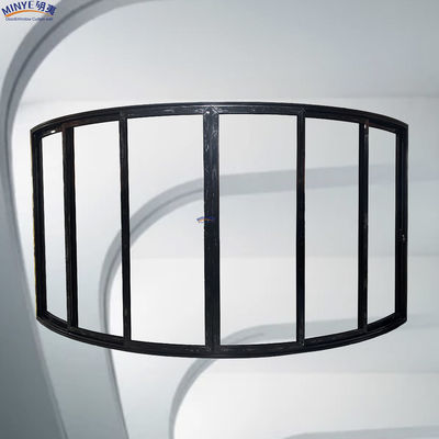 Puerta corredera de patio de aluminio de acabado liso recubierta con vidrio de templado simple o doble
