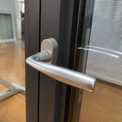 Ventanas de Casementas Triple con Diseño Moderno y Ventana Francesa de Aluminio