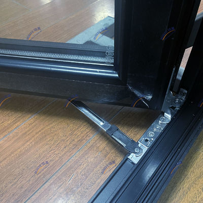 Ventana de aluminio abierta de dos vías con sellador de silicio americano