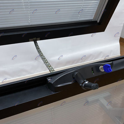 Moderno de lujo Rainproof Aluminio Cuadro Swing Awning Casement Ventanas con vidrio doble