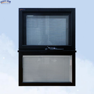 Moderno de lujo Rainproof Aluminio Cuadro Swing Awning Casement Ventanas con vidrio doble