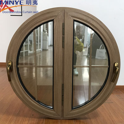 Ventanas de aluminio de revestimiento transparente/gris/azul/verde/marrón con doble acristalamiento
