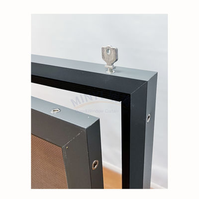 Pantalla de mosca de acero inoxidable para ventanas corredizas en paneles divisorios metálicos decorativos