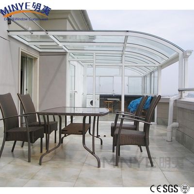 Veranda de vidrio de aluminio Jardín de invierno personalizado Sala de sol para ahorrar energía Invernadero