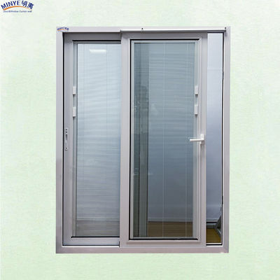 Puerta corredera de aluminio de vidrio templado con acabado liso y recubrimiento bajo en Shanghai