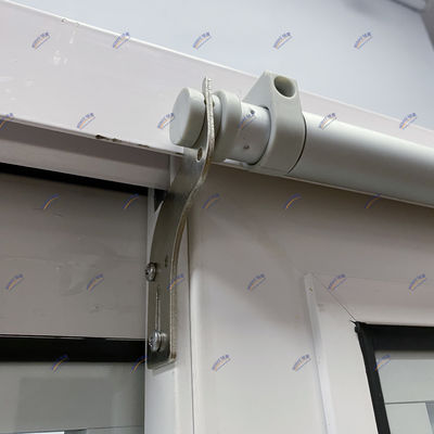 Puerta corredera de aluminio de vidrio templado con acabado liso y recubrimiento bajo en Shanghai