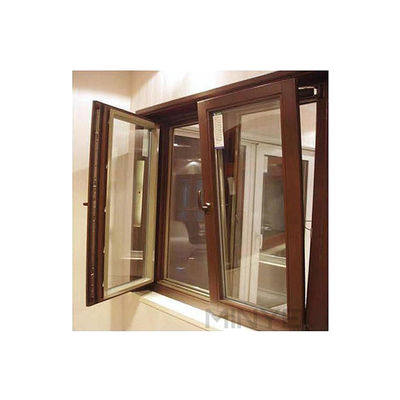 Diseño moderno estilo de ruptura térmica inclinación-girar inclinación y girar aluminio Casement Ventana