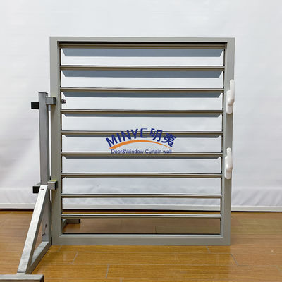 Ventilación Las ventanas de vidrio de aluminio con manija de bloqueo