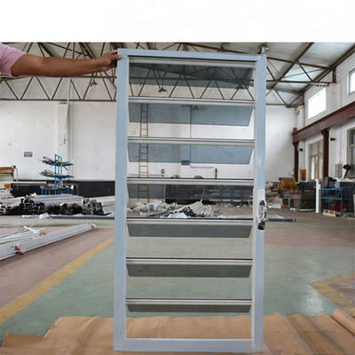 Ventilación Las ventanas de vidrio de aluminio con manija de bloqueo